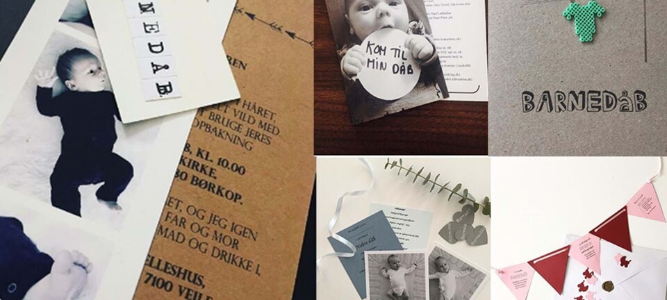 DIY: 8 Invitationer til barnedåb du selv kan lave