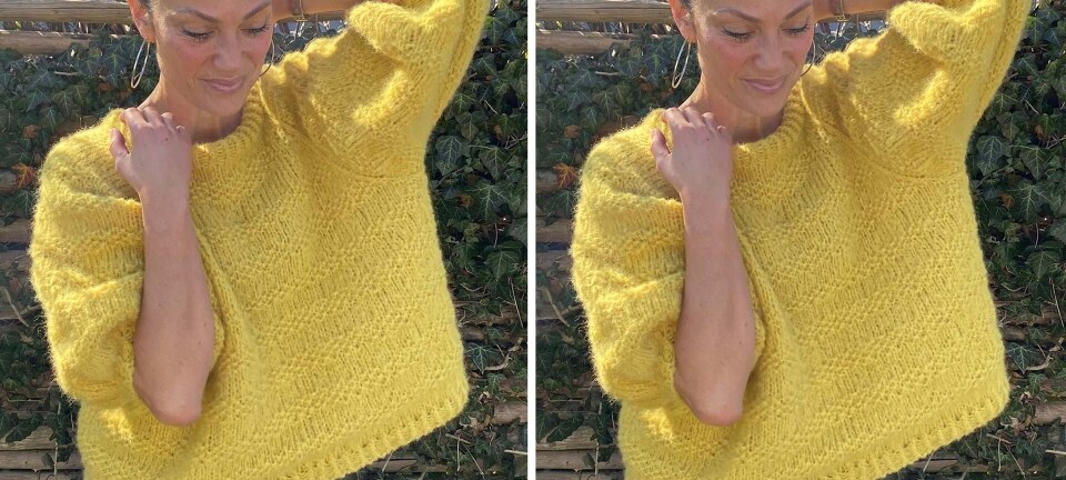 Strik selv: Smuk Dalia sweater fra MosterMoster