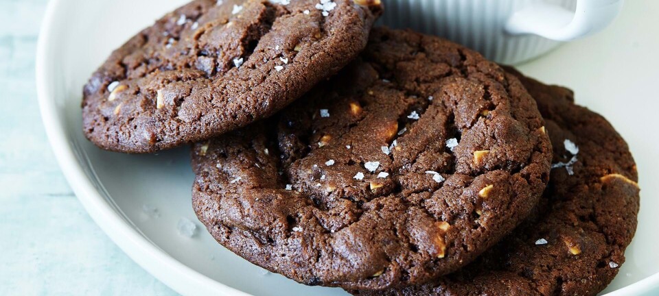 Lækre cookies med seasalt-chokolade