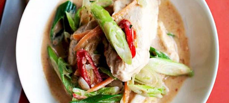 Kylling i rød karry