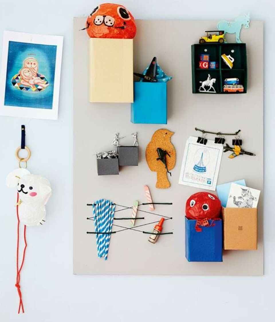 DIY: Lav en tavle til småtingene