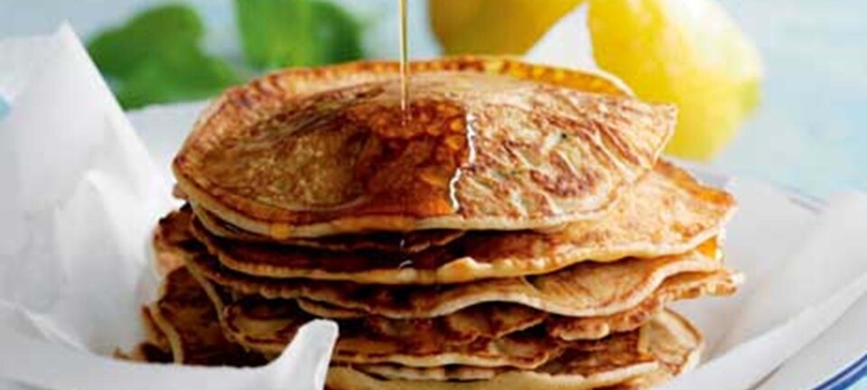 Små tykke courgettepandekager