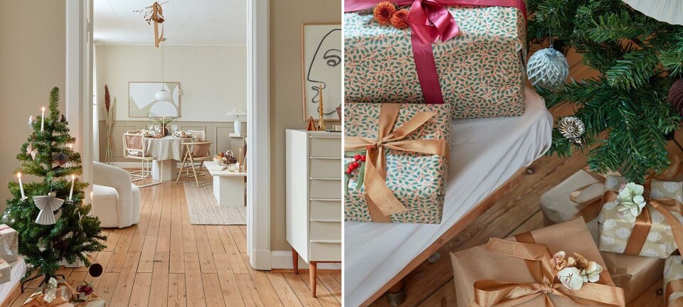 Jordnær julestemning: Se Maria og Peters smukke julehjem