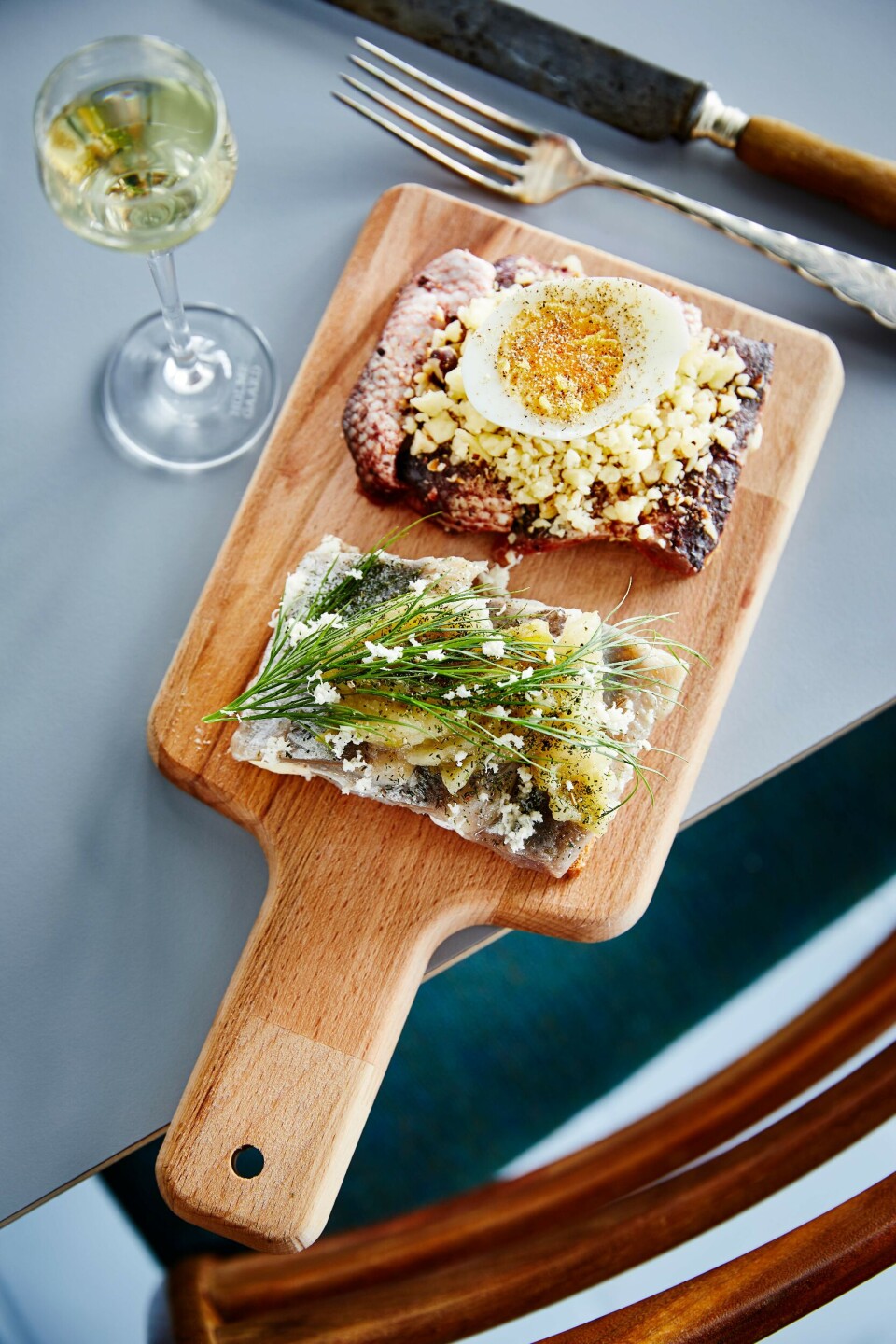 Restaurant Knuds i Hundested Havn byder på smørrebrød af den fineste slags.