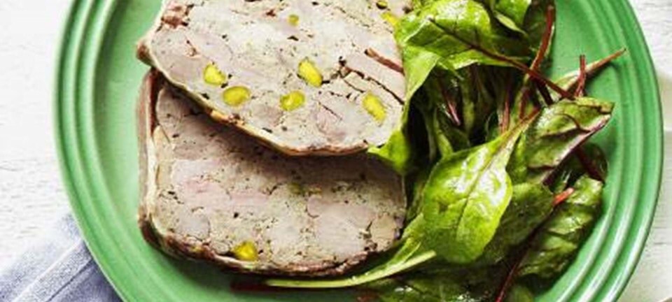 Andepaté med pistacier