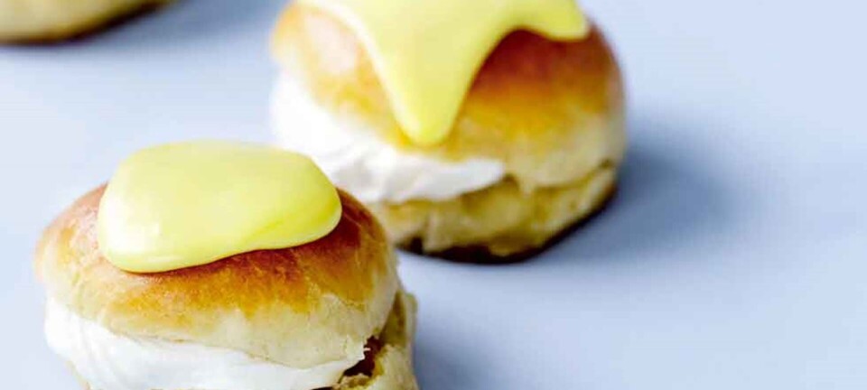 Farmors bedste: Fastelavnsboller med marcipan og flødeskum