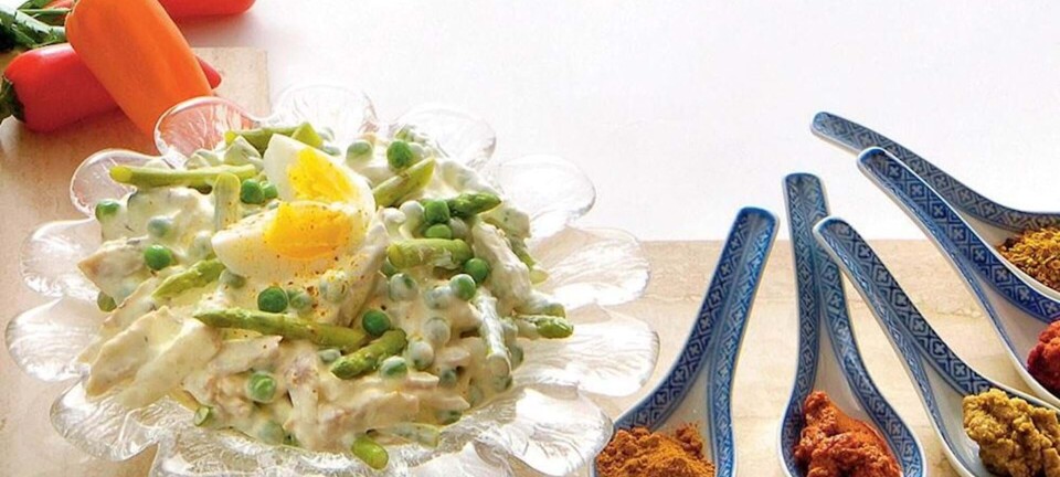 Kyllingesalat med karry