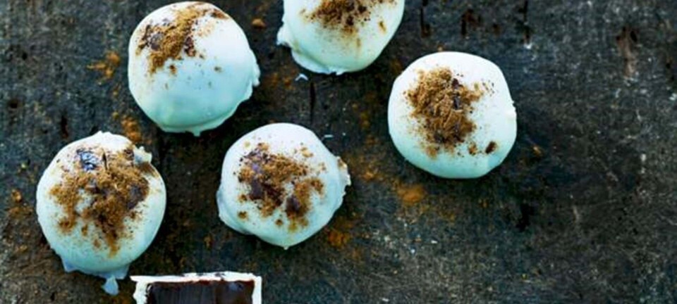 Karameltrøffelkugler med lakrids
