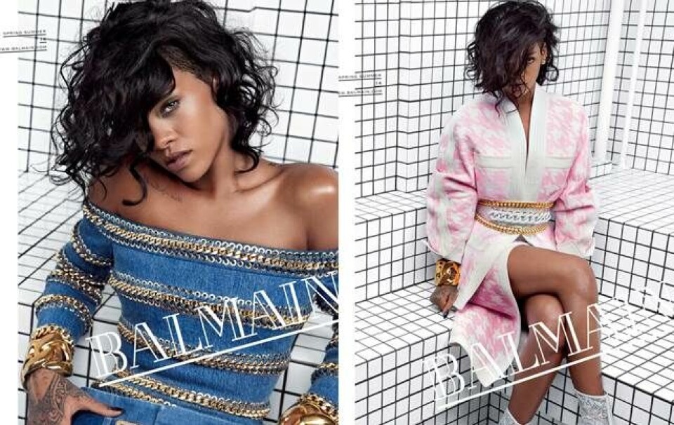 Rihanna for Balmain! Smugkig på billederne