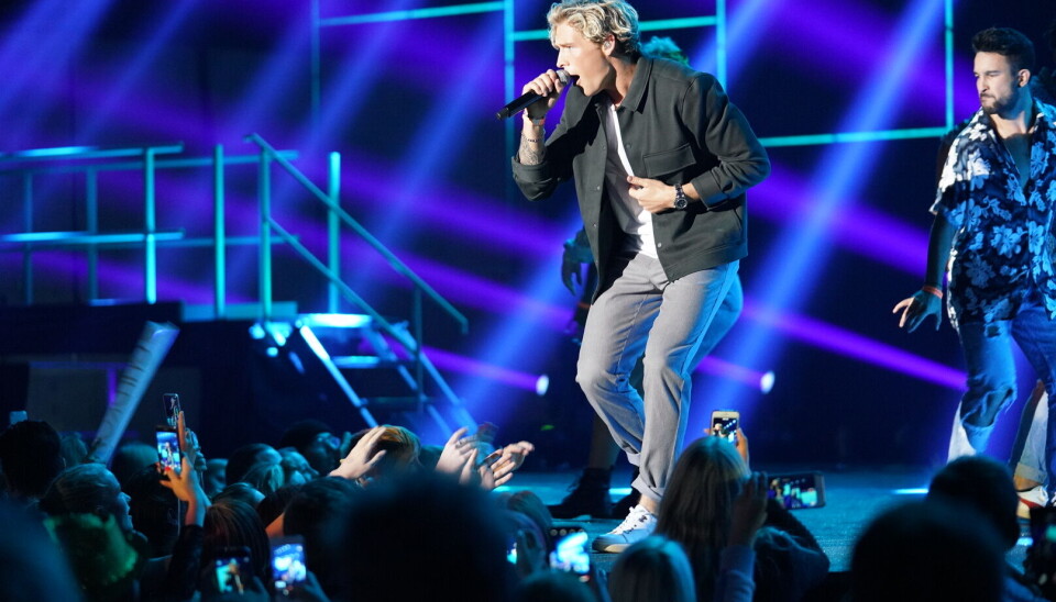 Christopher kommer og optræder sammen med Mathilde Caffey i 'X Factor'-finalen (Foto: Janus Nielsen)