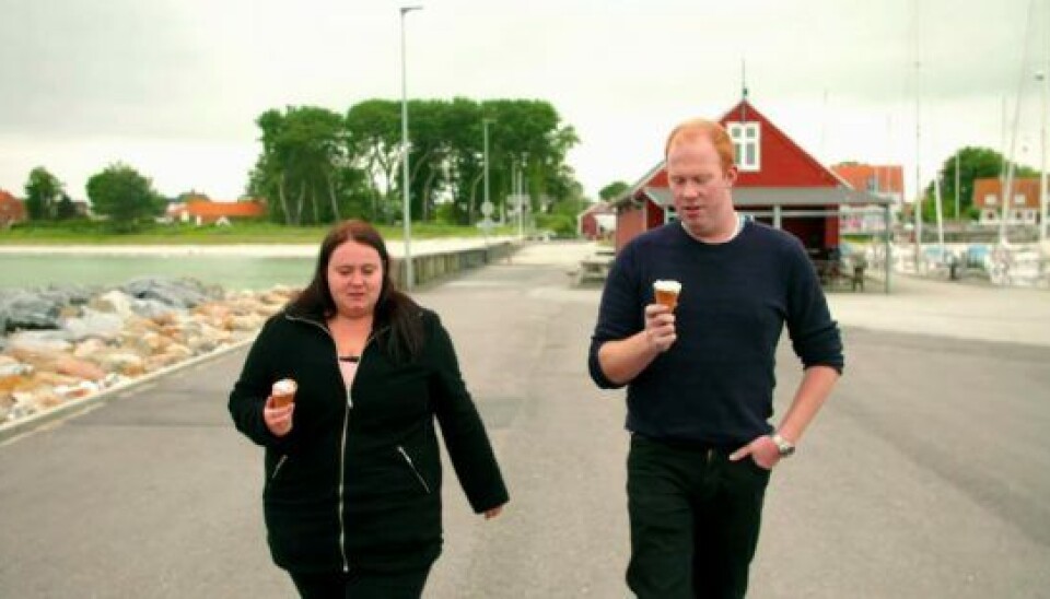 Louise og Danni var på date i 'Landmand søger kærlighed' (Foto: TV 2)