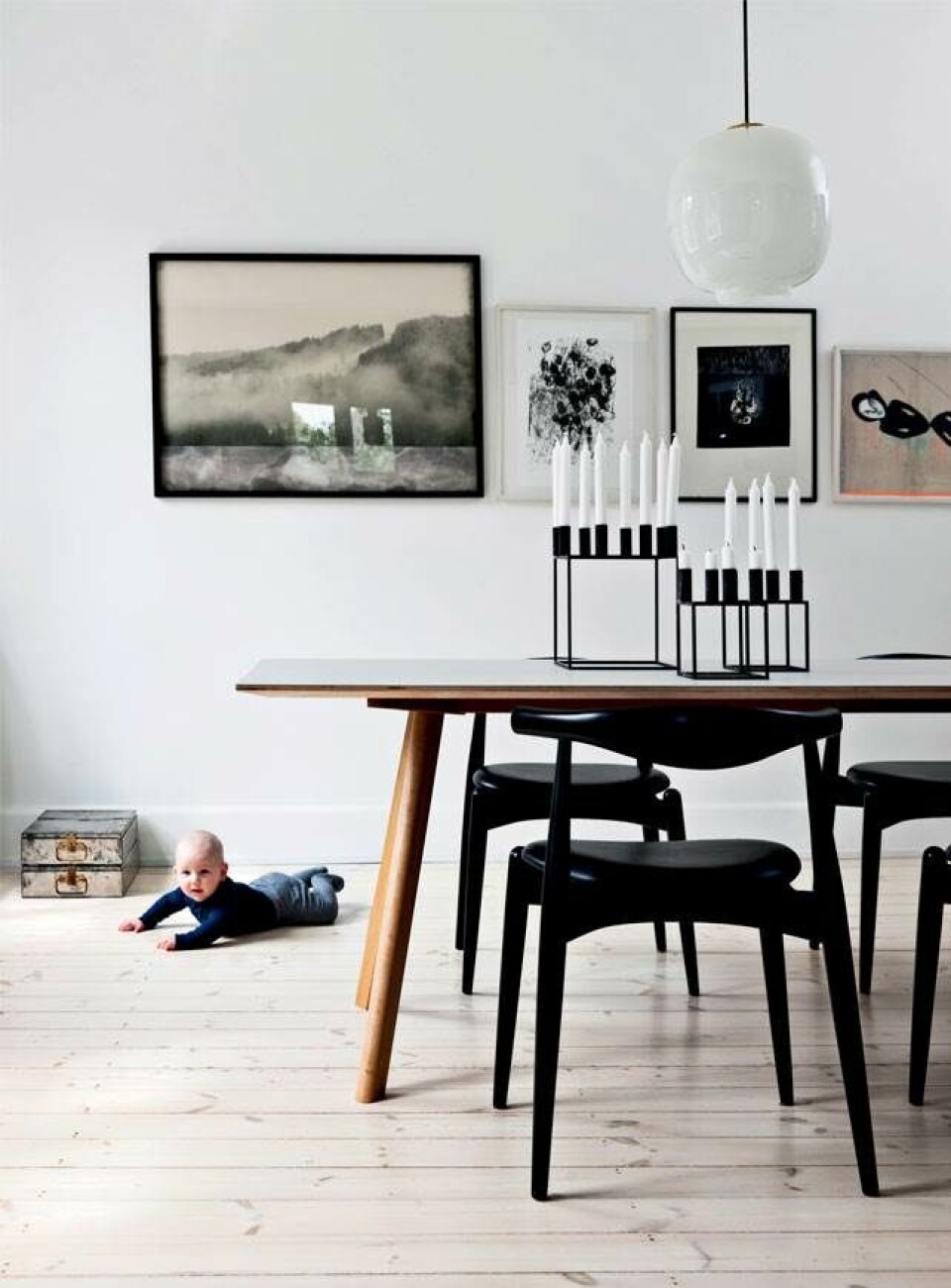 Villa i det grønne: Design & vintage i harmoni