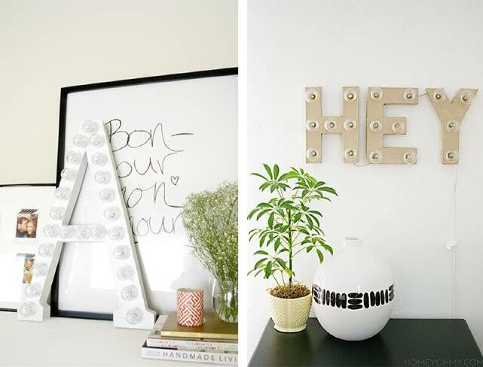 DIY lampe