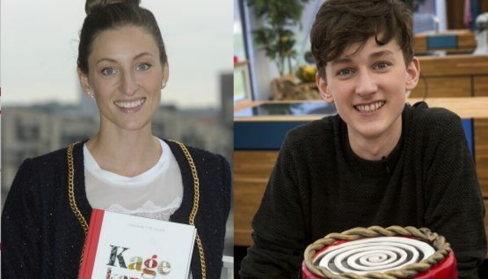 Både med sit lyse og sit mørke look ligner Annemette Voss sin unge kage-kollega (Foto: James Thisted og Bjarne Bergius Hermansen/DR)