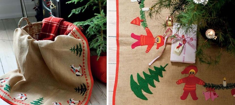 Brodér dit eget juletræstæppe