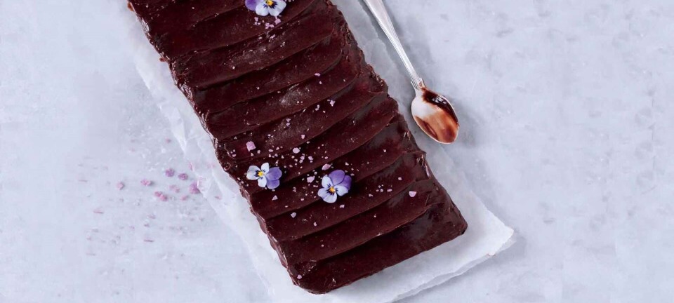 Chokoladekage med nutellaganache