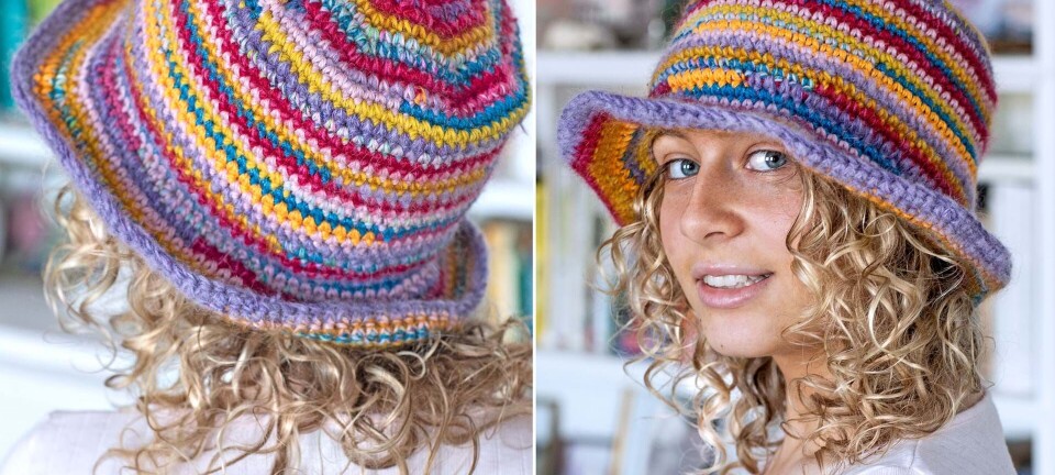 Hækl selv: Bøllehat i garnrester