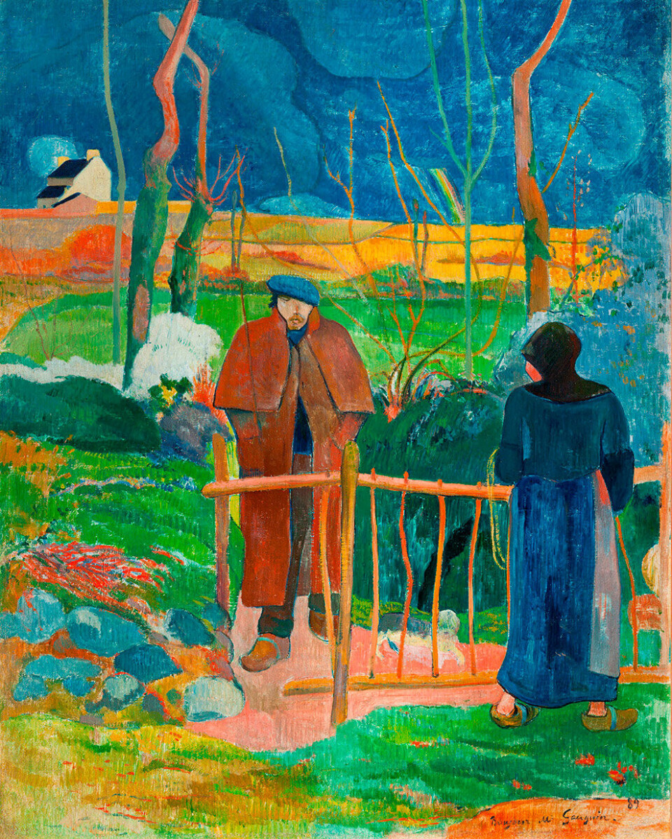 Lad dig inspirere af kunsten, når du indretter, og tag på museum og fyld sansedepoterne. Her er det Gauguins værk, 'Bonjour, Monsieur Gaugain' fra Ordrupgaards nye udstilling, der åbner 26. januar.