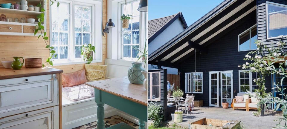 I en helårskolonihave på Amager har Josephine og Mads skabt et upcyclet paradis