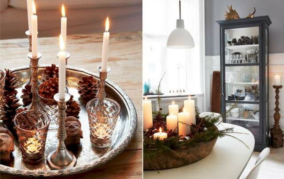 Julebolig: Rustik og naturlig