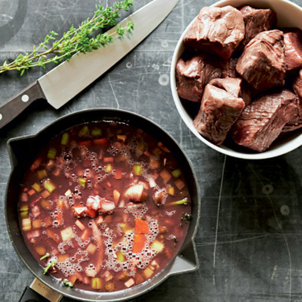 Sådan laver du Boeuf Bourguignon
