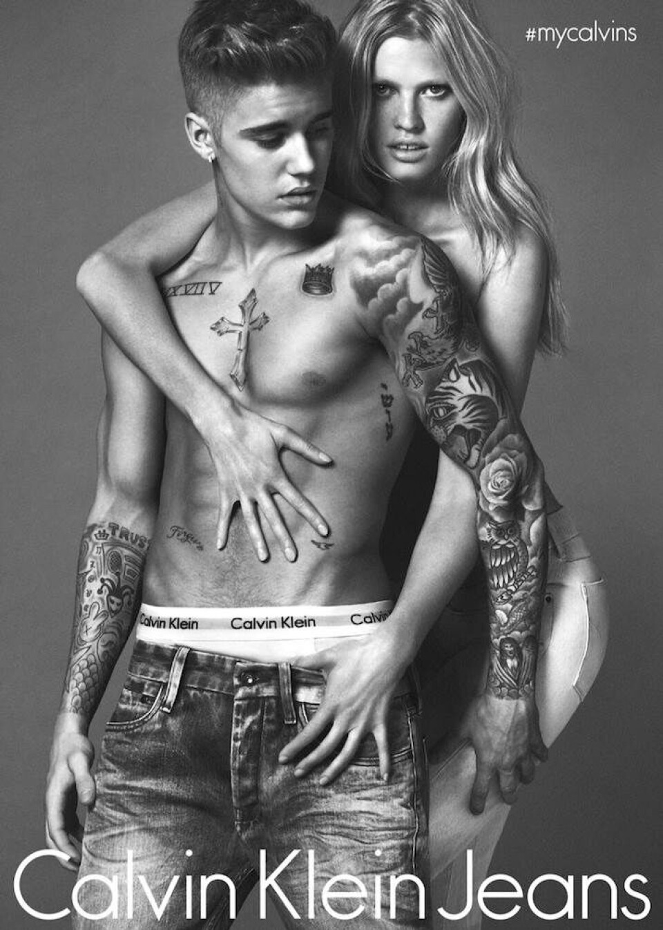 Justin Bieber bliver nyt ansigt - og krop for Calvin Klein