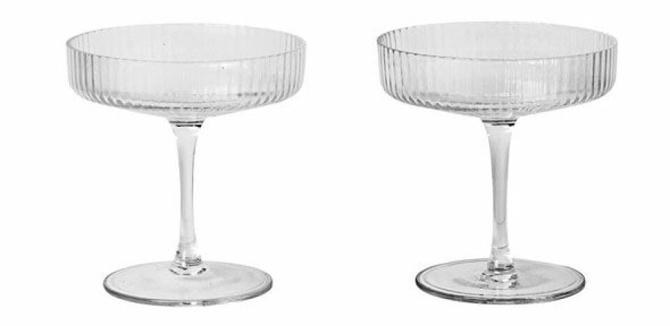 Ripple champagneskål fra Ferm Living