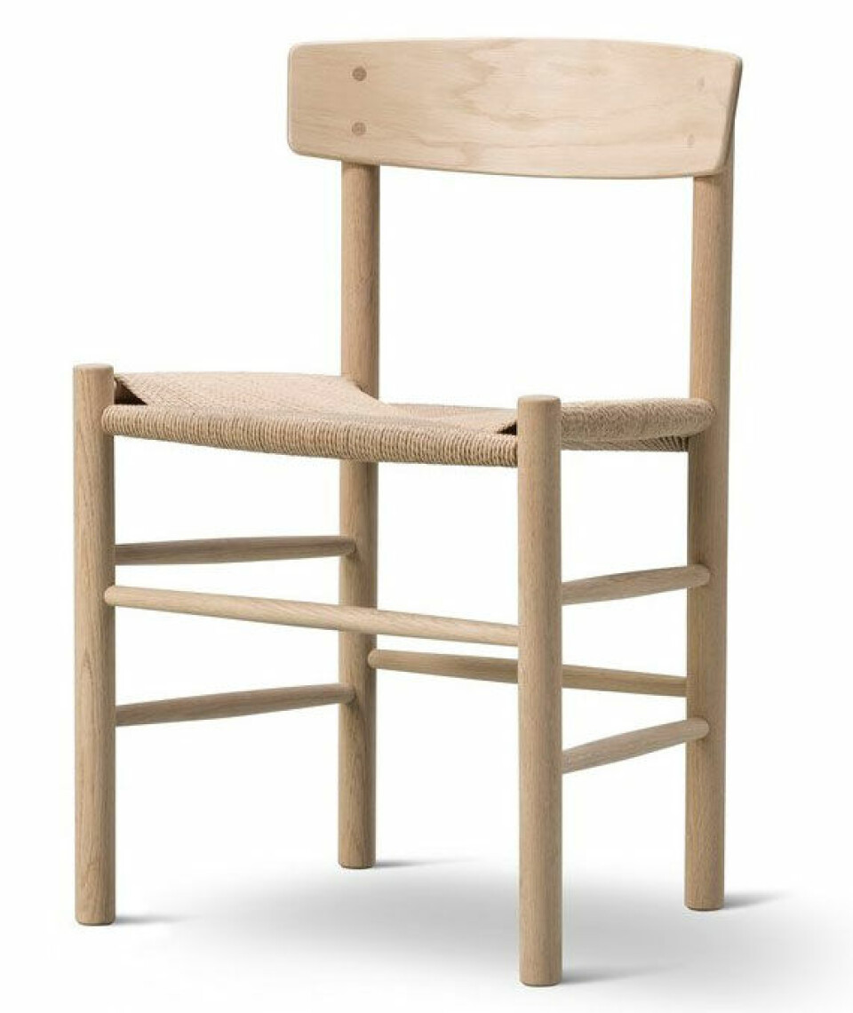 J39 i sæbebehandlet egetræ