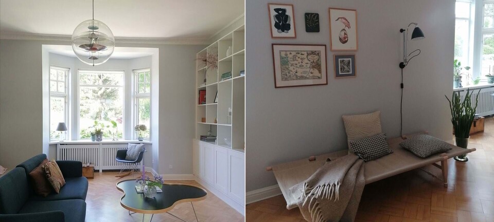 Vi har bibeholdt et lukket køkken: Et køkken-alrum passer ikke til et hus fra 1914