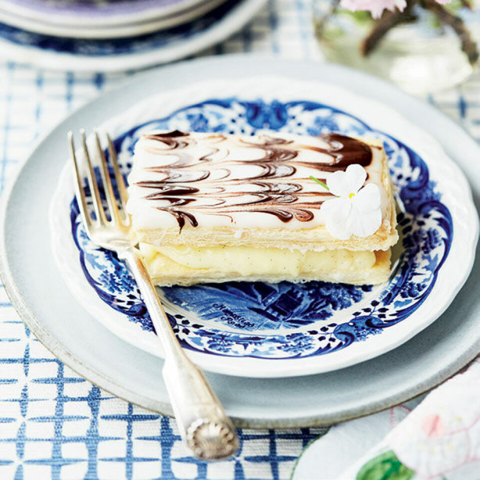 Mille feuille: Sådan laver du selv napoleonskager