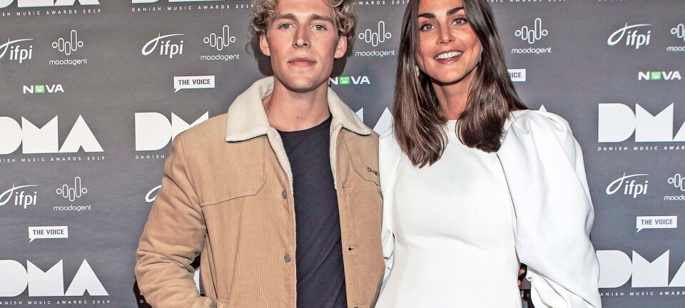 Se det søde billede: Christopher og Cecilie Hougaard er blevet forældre igen