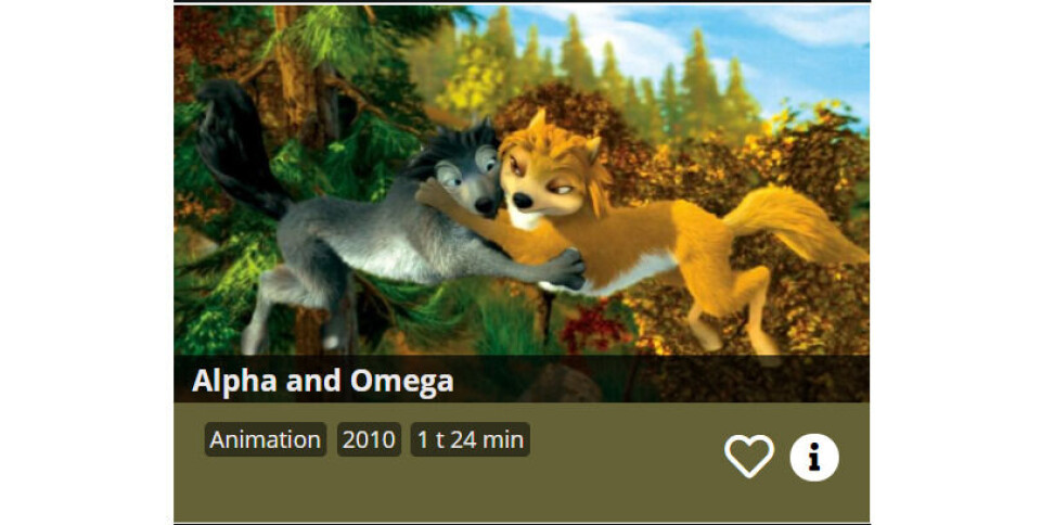 Børnefilm Alpha og Omega