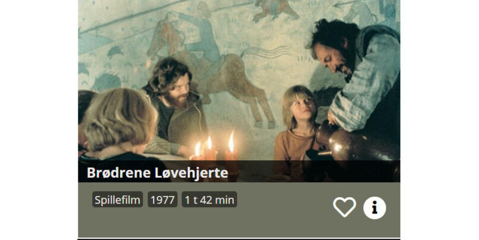Børnefilm Løvehjerte eventyr