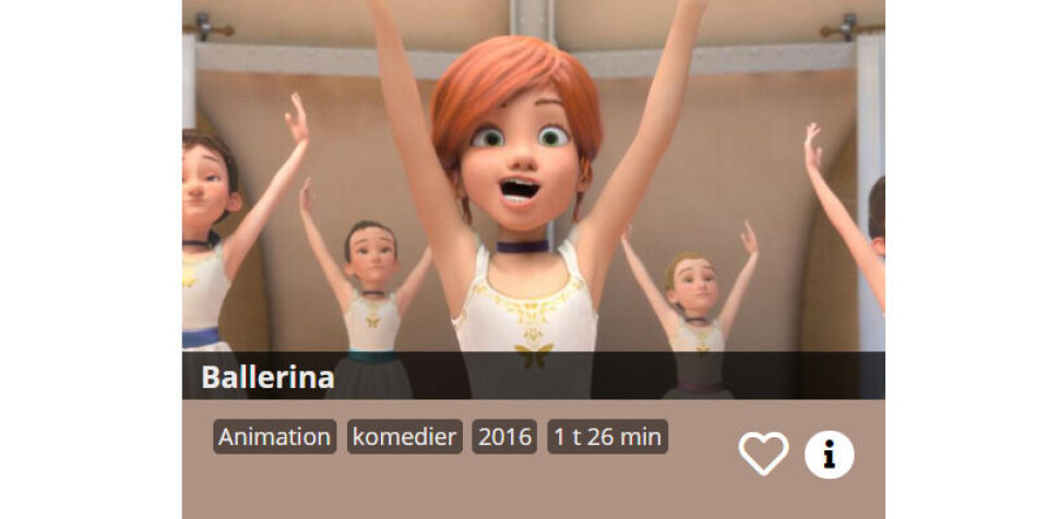 Børnefilm Ballerina