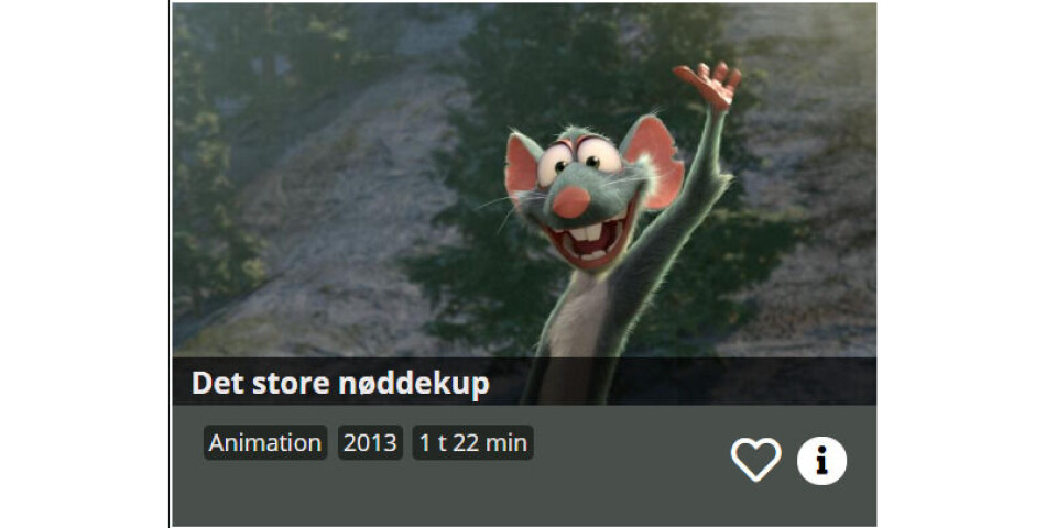 Børnefilm Det store nøddekup
