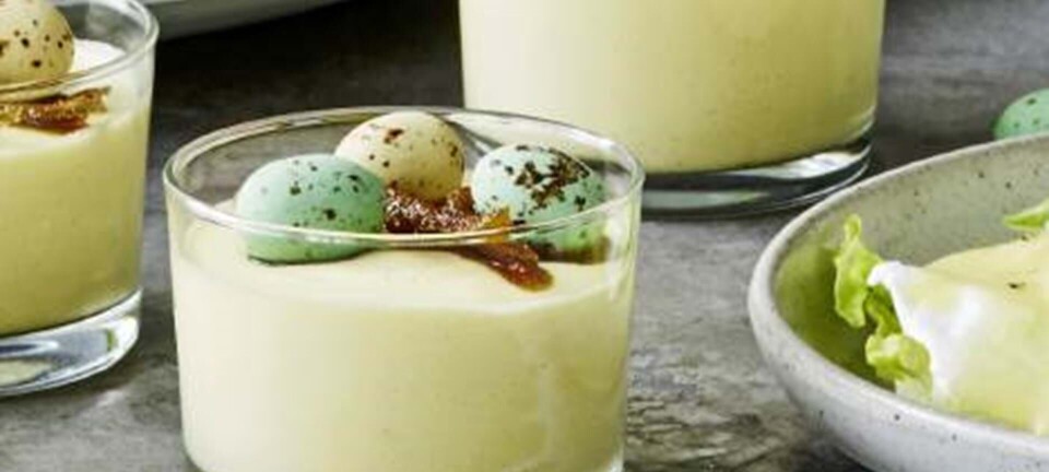 Citron-limefromage med påskeæg