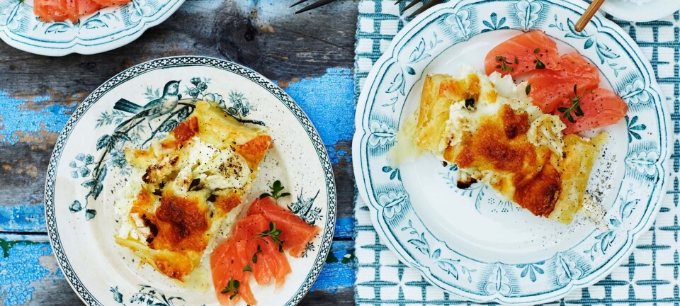 Sådan laver du en nem blomkålstærte