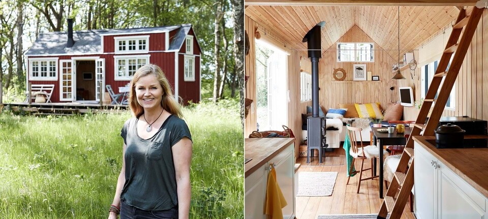 Line bor på blot 16 kvm i Djursland: Se hendes fantastiske 'minihjem'
