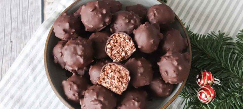 Havregrynskugler med et twist af chokolade, appelsin og Baileys