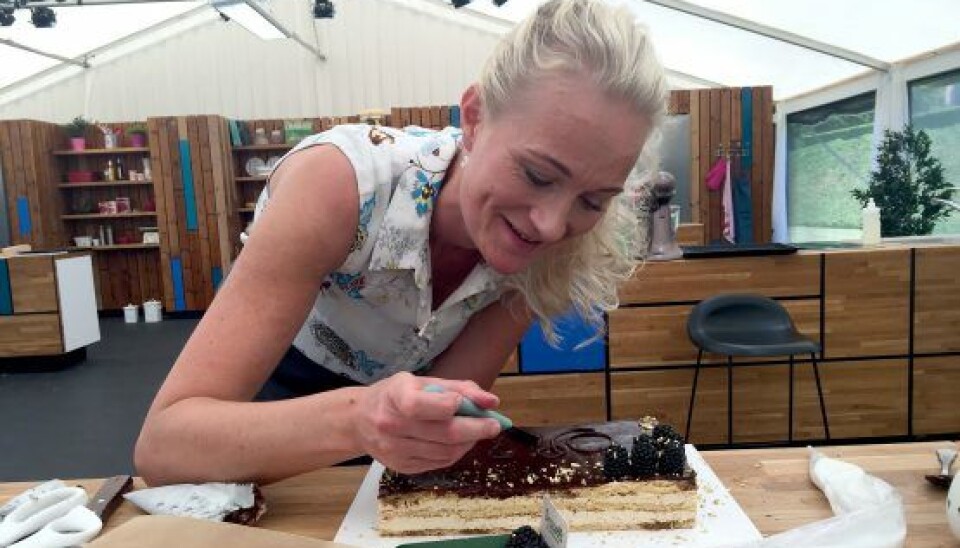Christina mistede point på sit manglende mod, da hun som den eneste valgte den letteste udgave af operakagen (Foto: DR)