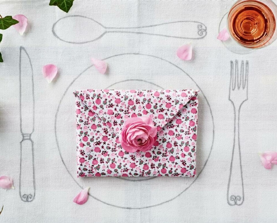 Servietfoldning: Sådan folder du en rose, åkande, butterfly, clutch og sommerfugl