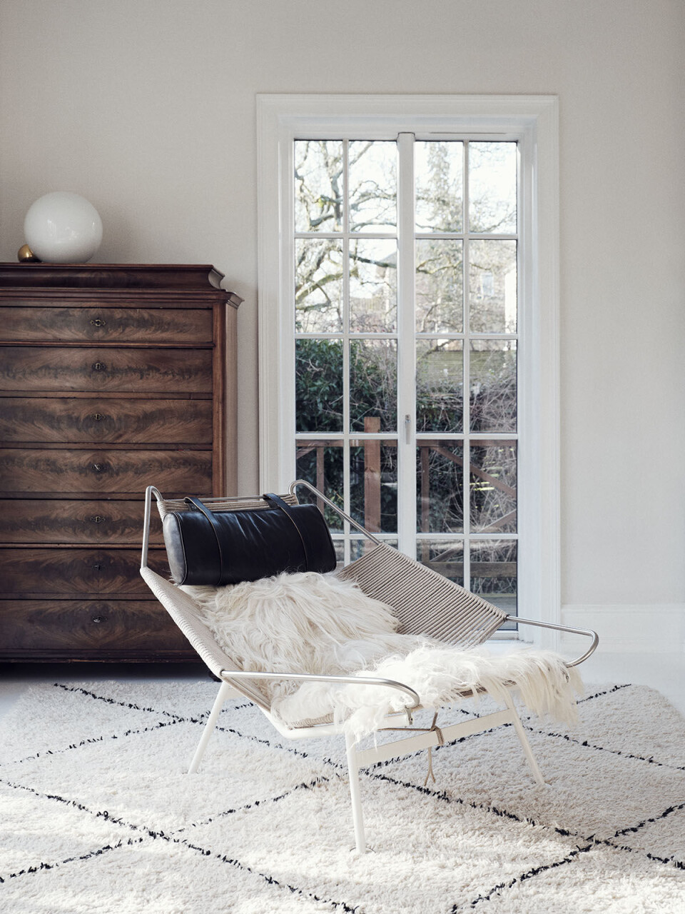 Flaglinestol af Hans J. Wegner, 1950