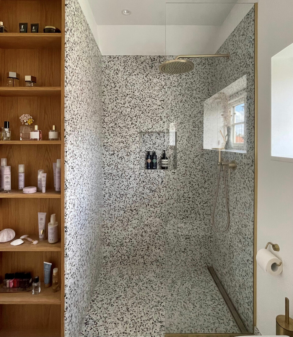 Brusenichen i terrazzo.