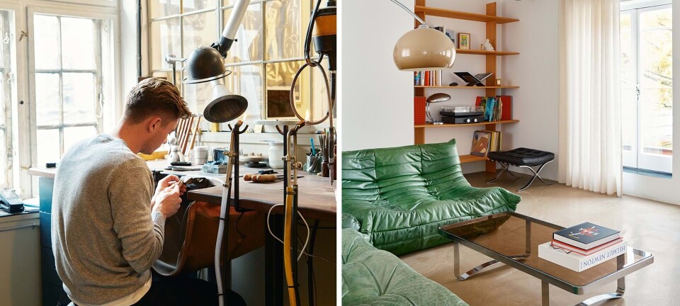 Kalle bor i et baghus i København, som han har renoveret, men én ting har han bibeholdt