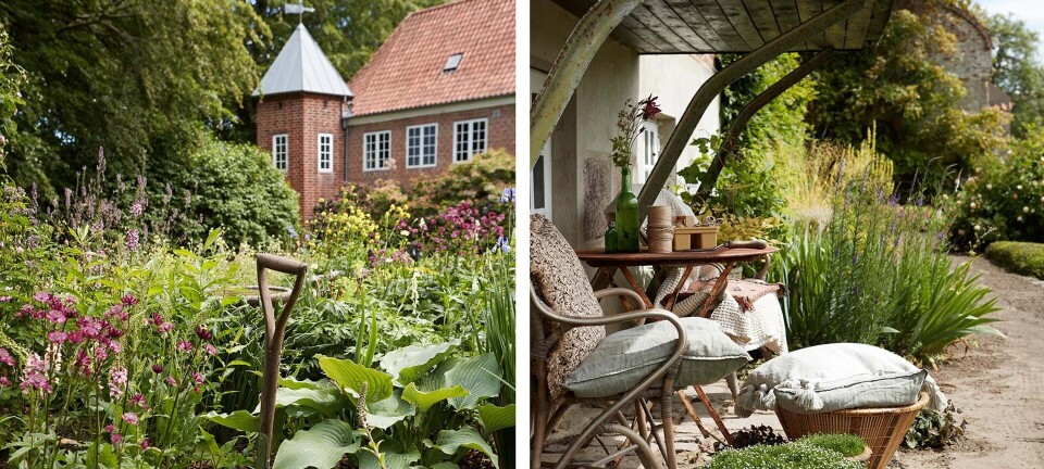 Haven på Kollerup Gods var tilgroet og forsømt – men så flyttede Pia ind og forvandlede den