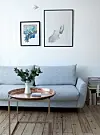 Hyggelig minimalisme: Enkle linjer og kølige farver