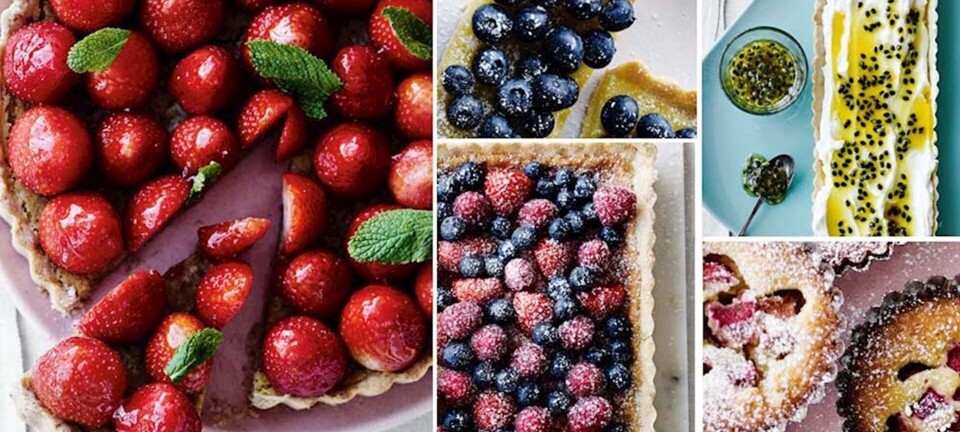 5 fine forårstærter med frugt & bær