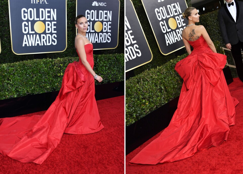 Scarlett Johansson Golden Globes 2020 rød kjole.jpg