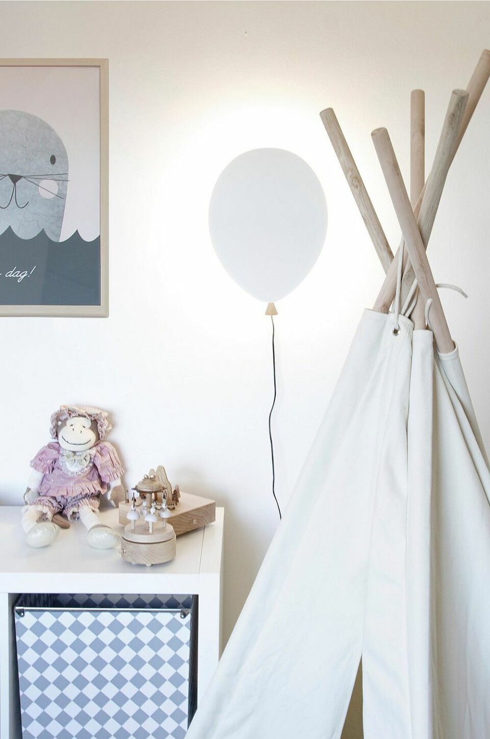 Ballon lampe fra Ellos Balloon