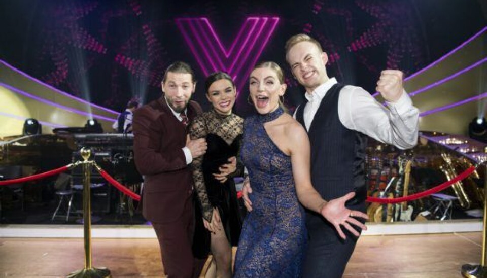 Finalen bliver et rigtigt tv-serie opgør. Simon Stenspil fra 'Badehotellet' og Molly Egelind fra 'Sygeplejeskolen' skal sammen med Asta Bjørk og Mads Vad danse mod hinanden. (Foto: Anthon Unger)